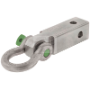HULK 4x4 RECOVERY HITCH 185mm W/BOW SHACKLE GALVANIZED 4 HOLES HU1031