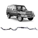 Redback Extreme Duty Exhaust to suit Toyota Landcruiser 78 Series Troop Carrier (03/2007 - 10/2016)