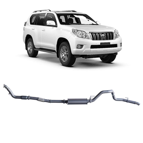 Redback Extreme Duty Exhaust to suit Toyota Prado 120/150 Series 1KD-FTV (11/2006 - 07/2015)