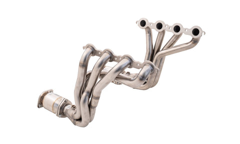 Holden Commodore -Matt finished Stainless Steel 4 into 1,17/8″ Prim 3″ Outlet Header with 3″ Metallic Cat Converter